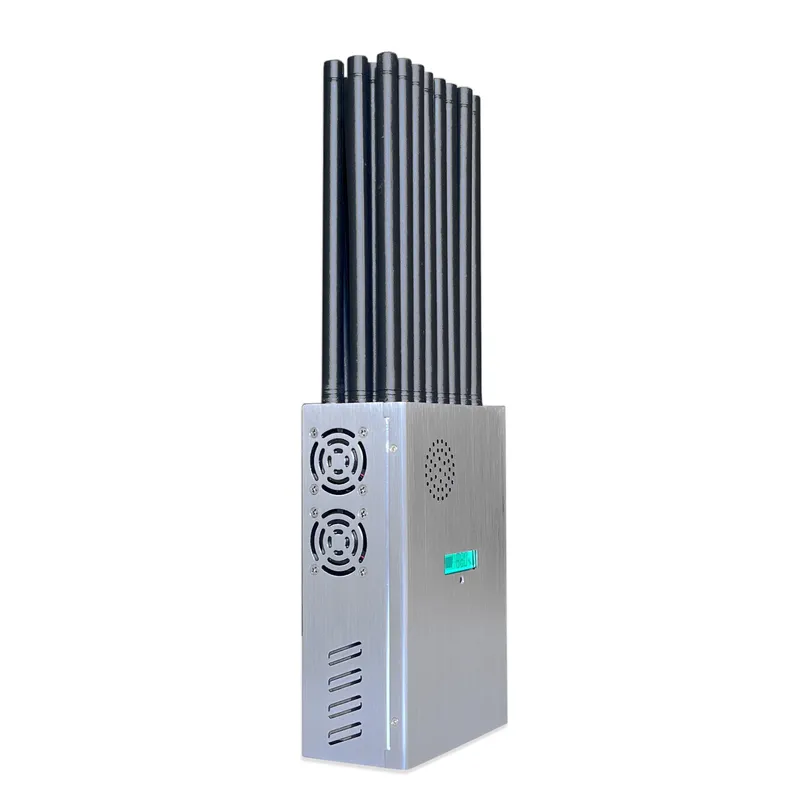 24 antenna portable blocker blocks 2G, 3G, 4G 5G GPS and WiFi