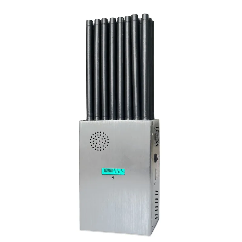 24 antenna portable jammer blocks 2G, 3G, 4G 5G GPS and WiFi