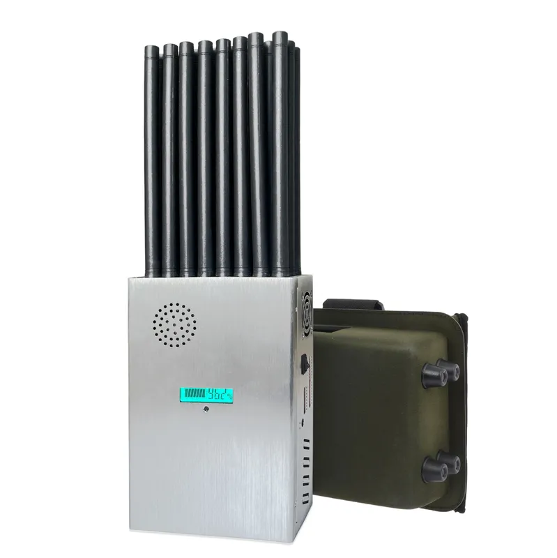 GPS Jammer with 24 antenna blocks 2G, 3G, 4G 5G GPS and WiFi