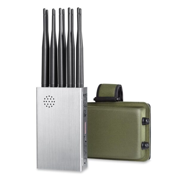 Bloqueador Jammer portatil 10 antenas Sistel Comunicaciones