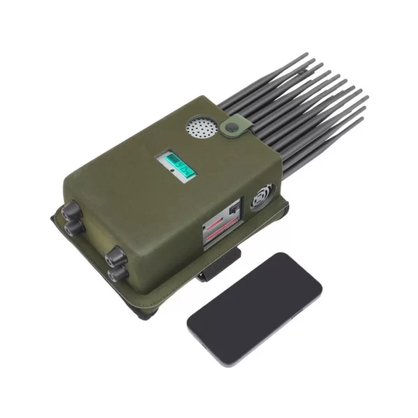 Bloqueador jammer celular 27 antenas portatil Sistel Comunicaciones del Cauca