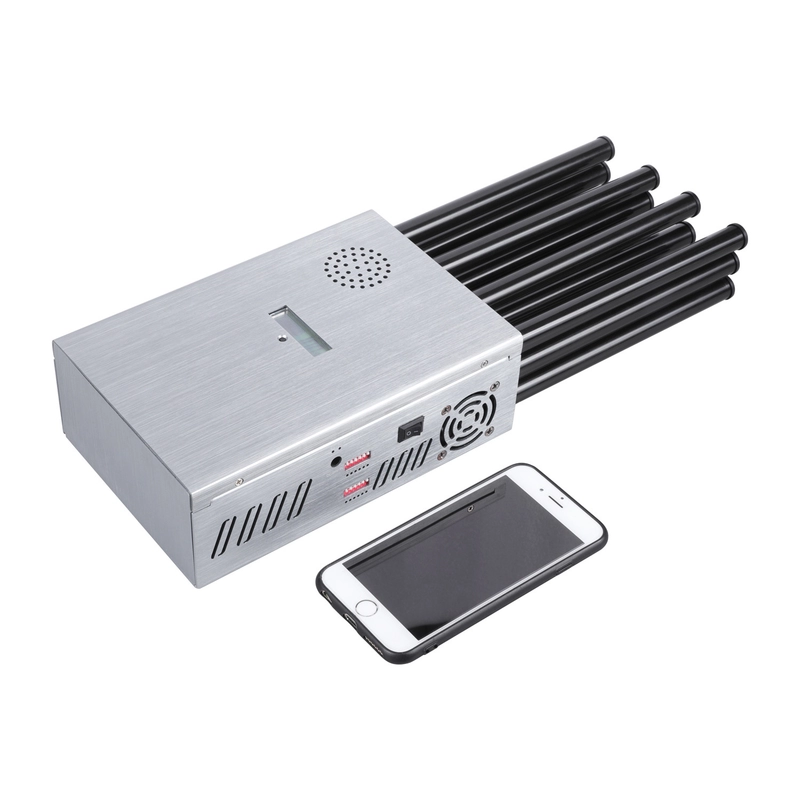 Anulador de señal portatil de 12 antenas bloquea 2g_3g_4g_5g__gps_5_2g_5_8g_wifi